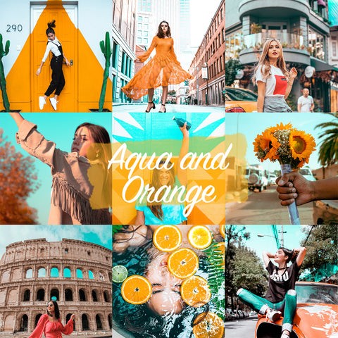 AQUA & ORANGE Preset für Lightroom