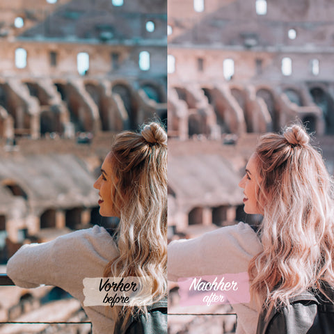 ROSE GOLD Preset für Lightroom