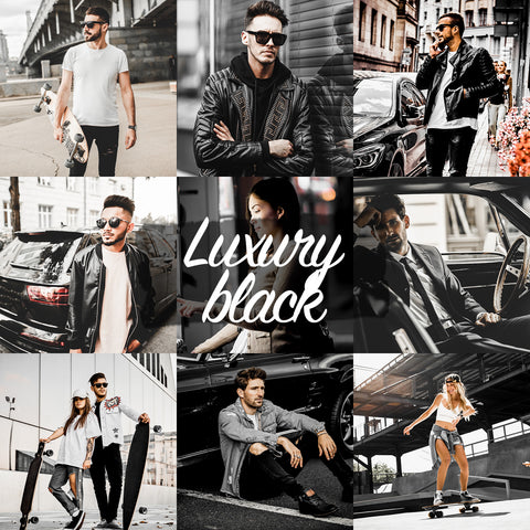 LUXURY BLACK Preset für Lightroom