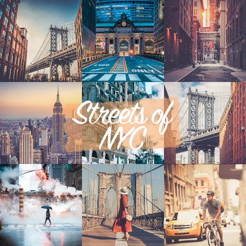 STREETS OF NYC Preset für Lightroom