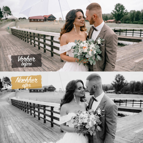 WEDDING ESSENTIALS VOL. 1 Preset für Lightroom