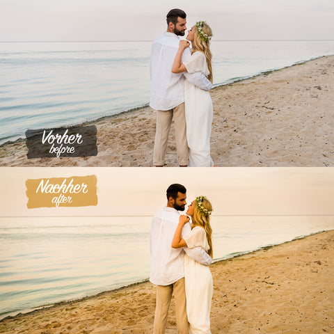 WEDDING ESSENTIALS VOL. 1 Preset für Lightroom