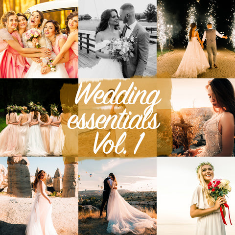 WEDDING ESSENTIALS VOL. 1 Preset für Lightroom